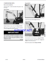 Bobcat E17z Excavator Service Manual (7416737) (SN B4ZM11001-B4ZM99999)