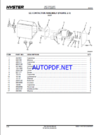 Hyster B80ZHD (A257) B60ZHD (A262) End Rider Parts Manual