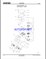 Hyster C60-80XT2 (A499) Walkie Rider Parts Manual