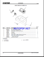 Hyster C80ZHD (A282) C60ZHD (A373) Forklift Parts Manual