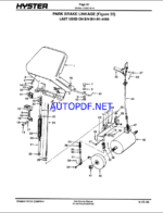 Hyster E20, E25B, E30BS (B114) Forklift Parts Manual