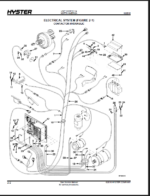 Hyster E25-35XM2, E40XM2S (D114) Forklift Parts Manual