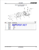 Hyster H80, H120FT (R005) Forklift Parts Manual