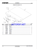 Hyster H40, H70FT (N177) Forklift Parts Manual