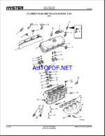 Hyster H300-360XL, H33-360XL-EC (D019) Challenger Forklift Parts Manual