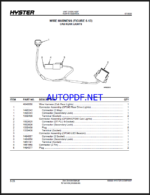 Hyster H190HD2, H210HD2, H230HD2, H230HDS2, H250HD2, H280HD2 (N007) Forklift Parts Manual