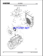 Hyster H180HD-EC6-7, H190HD-ECD8, H200HD-EC7-8-D7, H210HD-ECD8, H230HD-ECD8-9 (E214) Forklift Parts Manual