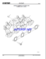Hyster H170FT, H175FT36, H190FT (C299) Forklift Parts Manual