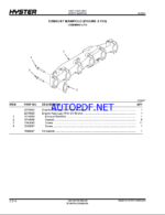 Hyster H170, H280HD (G007) Challenger Forklift Parts Manual