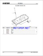 Hyster H2.0UT, H2.5UT, H3.0UT, H3.5UT (A3C1) Forklift Parts Manual