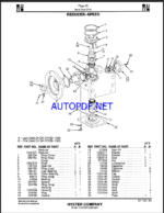 Hyster E30E, R30EA, R30EF, R35E (D118) Forklift Parts Manual