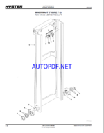 Hyster E30-40HSD (A219) Forklift Parts Manual