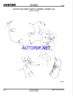 Hyster S30FT, S35FT, S40FTS (F010) Forklift Parts Manual