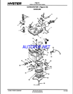 Hyster S25, S30, S35XL (S1.25, S1.50, S.175XL) (B010) Forklift Parts Manual
