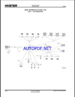 Hyster RS45-27IH, RS45-30CH; RS46-30IH, RS46-33CH, RS46-33IH, RS46-36CH (A222) Forklift Parts Manual