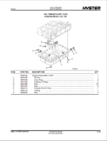 Hyster S135FT, S155FT (G024) Forklift Parts Manual