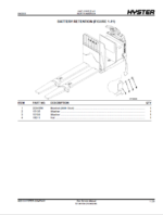 Hyster T5XT (E142) Tractor Rider Parts Manual