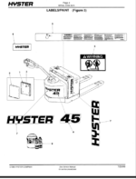 Hyster W45XT (A215) Walkie Parts Manual