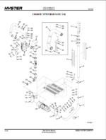 Hyster H1050HD-16CH, H1150HD-16CH (H117) Forklift Parts Manual