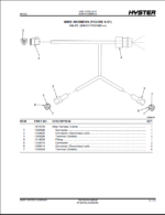 Hyster H800, H970E, H1050EH (D117) Forklift Parts Manual