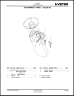 Hyster J30, J35, J40XMT (C160) Forklift Parts Manual