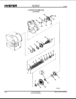 Hyster HR45-25, HR45-31, HR45-36L, HR45-40LS, HR45-40S (A227) Yardmaster Forklift Parts Manual
