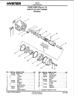 Hyster N30AH (B210) Forklift Parts Manual