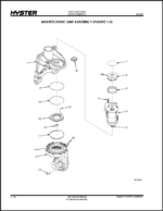 Hyster H1050HD-CH, H1150HD-CH (E117) Challenger Forklift Parts Manual