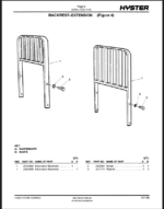 Hyster N50FA, N40, N45FR (D138) Forklift Parts Manual