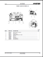 Hyster P30UT(A3D1) Forklift Parts Manual
