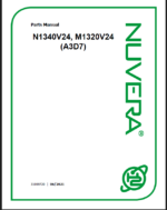Nuvera N1340V24, M1320V24 (A3D7) Parts Manual