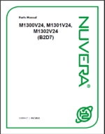 Nuvera M1300V24, M1301V24, M1302V24 (B2D7) Parts Manual