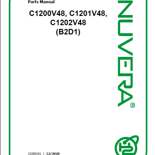 Nuvera C1200V48, C1201V48, C1202V48 (B2D1) Parts Manual