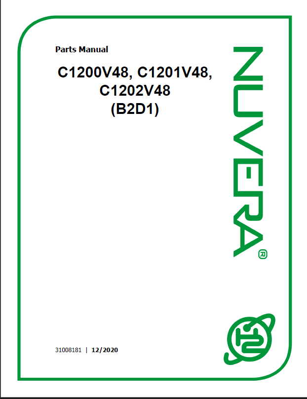 Nuvera C1200V48, C1201V48, C1202V48 (B2D1) Parts Manual