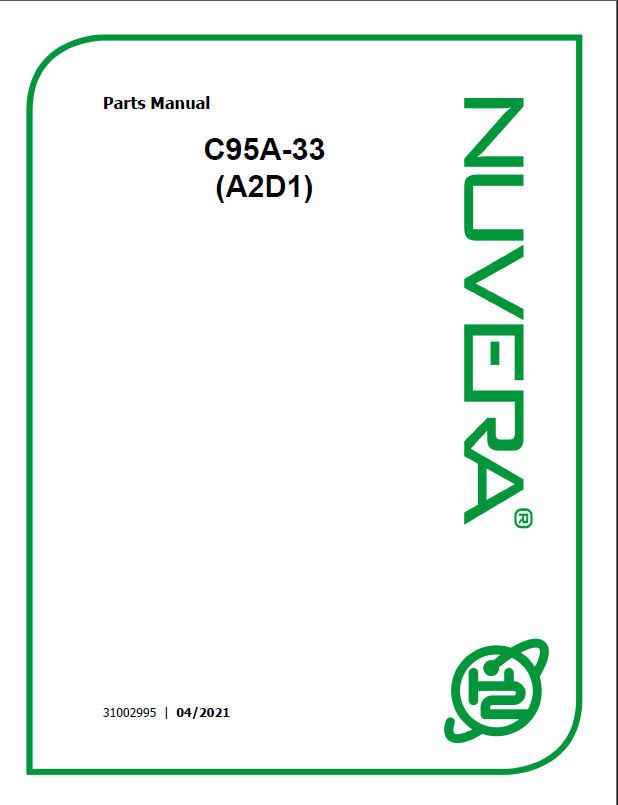 Nuvera C95A-33 (A2D1) Parts Manual