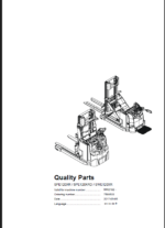BT SPE120XR, SPE120XRD, SWE120XR Electric Stacker Quality Parts Manual