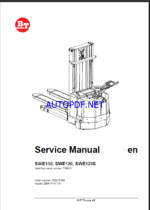 BT SWE100, SWE120, SWE120S Electric Stacker Master Service Manual