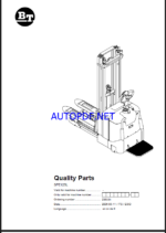 BT SPE125L Electric Stacker Quality Parts Manual