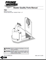 BT TMX Reach Truck Quality Parts Manual