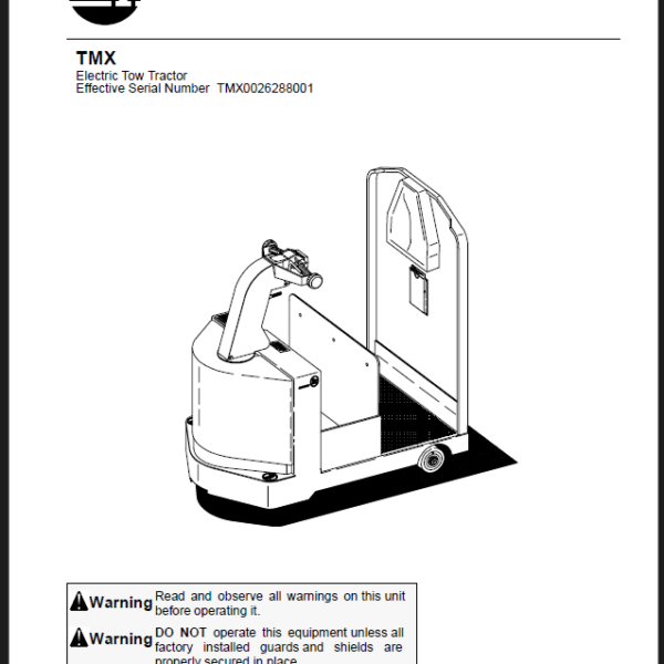 BT TMX Electric Forklift Master Service Manual
