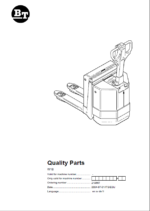 BT W18 Electric Pallet Truck Operators Manual