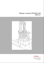 BT RWE120 Pedestrian Stacker Repair Manual