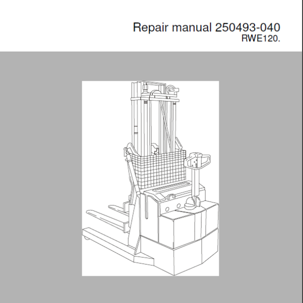 BT RWE120 Pedestrian Stacker Repair Manual