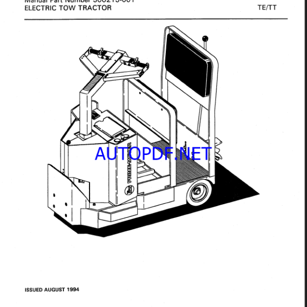 BT TE, TT Tow Tractor Repair Manual