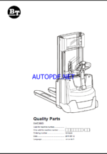 BT SWE200D Electric Stacker Quality Parts Manual