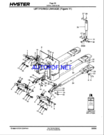 Hyster W40XL, W60XL, B40XL, B60XL (D135) Walkie-Rider Forklift Parts Manual