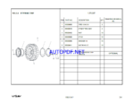 Utilev UT13PTE, UT15PTE, UT16PTE, UT18PTE, UT20PTE Forklift Parts Manual