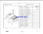 Utilev UT15 PFE, UT18 PFE, UT20 PFE, UT25 PFE, UT30 PFE, UT35 PFE Forklift Parts Manual