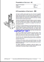 BT SPE125, SPE160, SPE135S, SPE125L, SPE160L Electric Stacker Master Service Manual