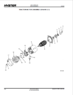 Hyster W25ZC, W30ZC, W40ZC (C454) Forklift Parts Manual